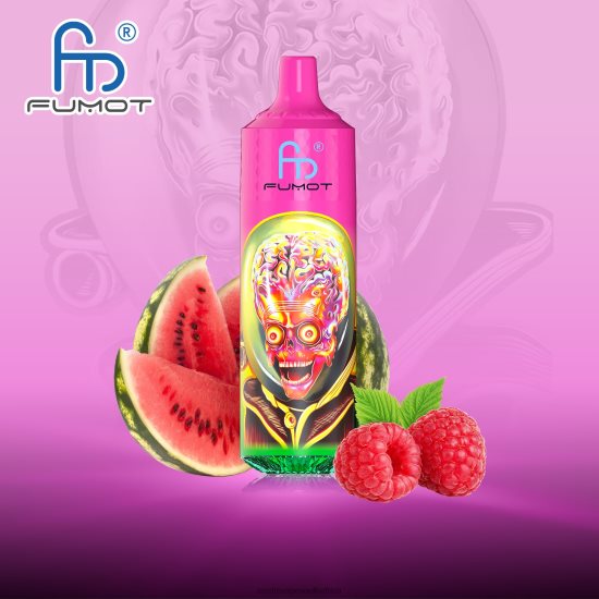 Fumot RandM Tornado 9000 Pro Vape Device With Battery And Ejuice Display Version 1 D8842N196 Raspberry Watermelon RandM vape store