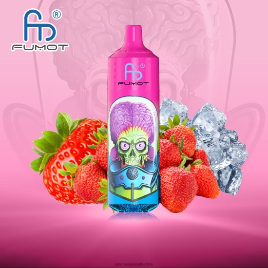 Fumot RandM Tornado 9000 Pro Vape Device With Battery And Ejuice Display Version 1 D8842N198 Strawberry Ice RandM vape buy online