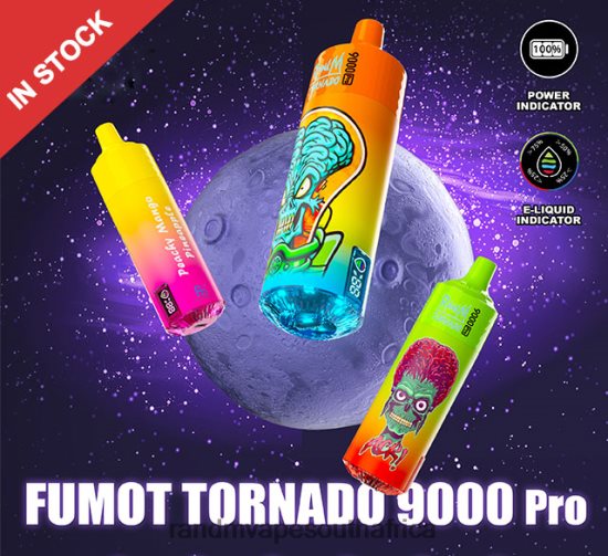 Fumot RandM Tornado 9000 Pro Vape Device With Battery And Ejuice Display Version 3 D8842N220 Strawberry Pomp (Pomegranate) fumot RandM vape