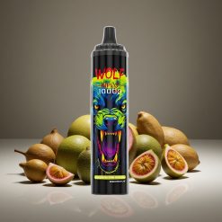 JNR Wolf Niplo 10000 Puffs Passion Kiwi Guava 20ml E-liquid 0%/2%/5% Nicotine Mesh 1.0Ω Type-C Charge