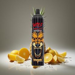 JNR Wolf Niplo 10000 Puffs Pineapple Ice 20ml E-liquid 0%/2%/5% Nicotine Mesh Coil Type-C Charge