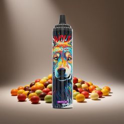 JNR Wolf Niplo 10000 Puffs Skittles 20ml E-liquid 0%/2%/5% Nicotine Mesh 1.0ohm Type-C Charge
