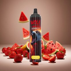 JNR Wolf Niplo 10000 Puffs Strawberry Watermelon Lemonade Mesh 1.0 Ohm 650mAh Battery 20ml E-liquid Type-C Charge