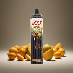 JNR Wolf Niplo 10000 Puffs Triple Mango Mesh 1.0Ω 650mAh Battery 20ml E-liquid 0%/2%/5% Nicotine Type-C Charge